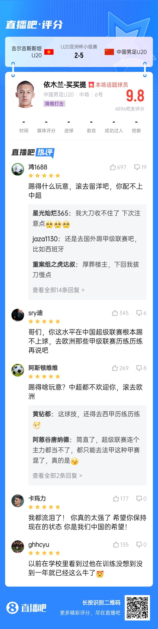  依木蘭這場(chǎng)多少妙傳了？毛偉杰回傳+依木蘭直塞“調(diào)虎離山”